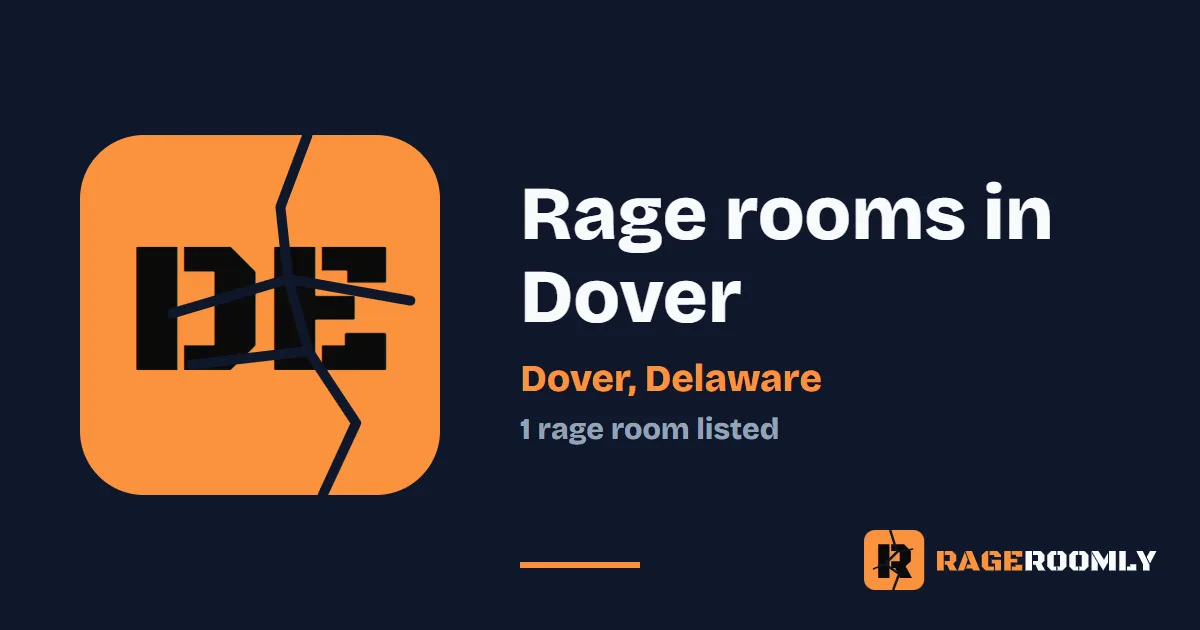 Rage Rooms and Smash Rooms in Dover, Delaware