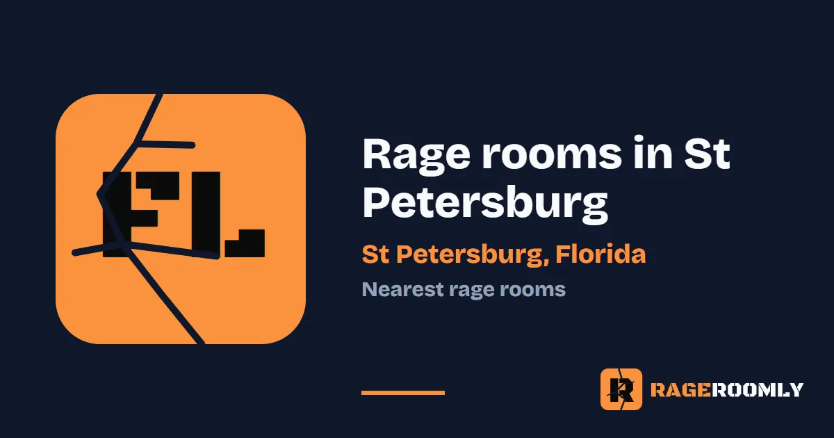 Rage Rooms and Smash Rooms Near St Petersburg, Florida