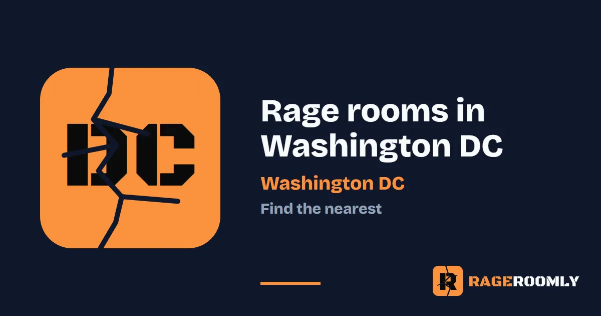 Rage rooms in Washington DC